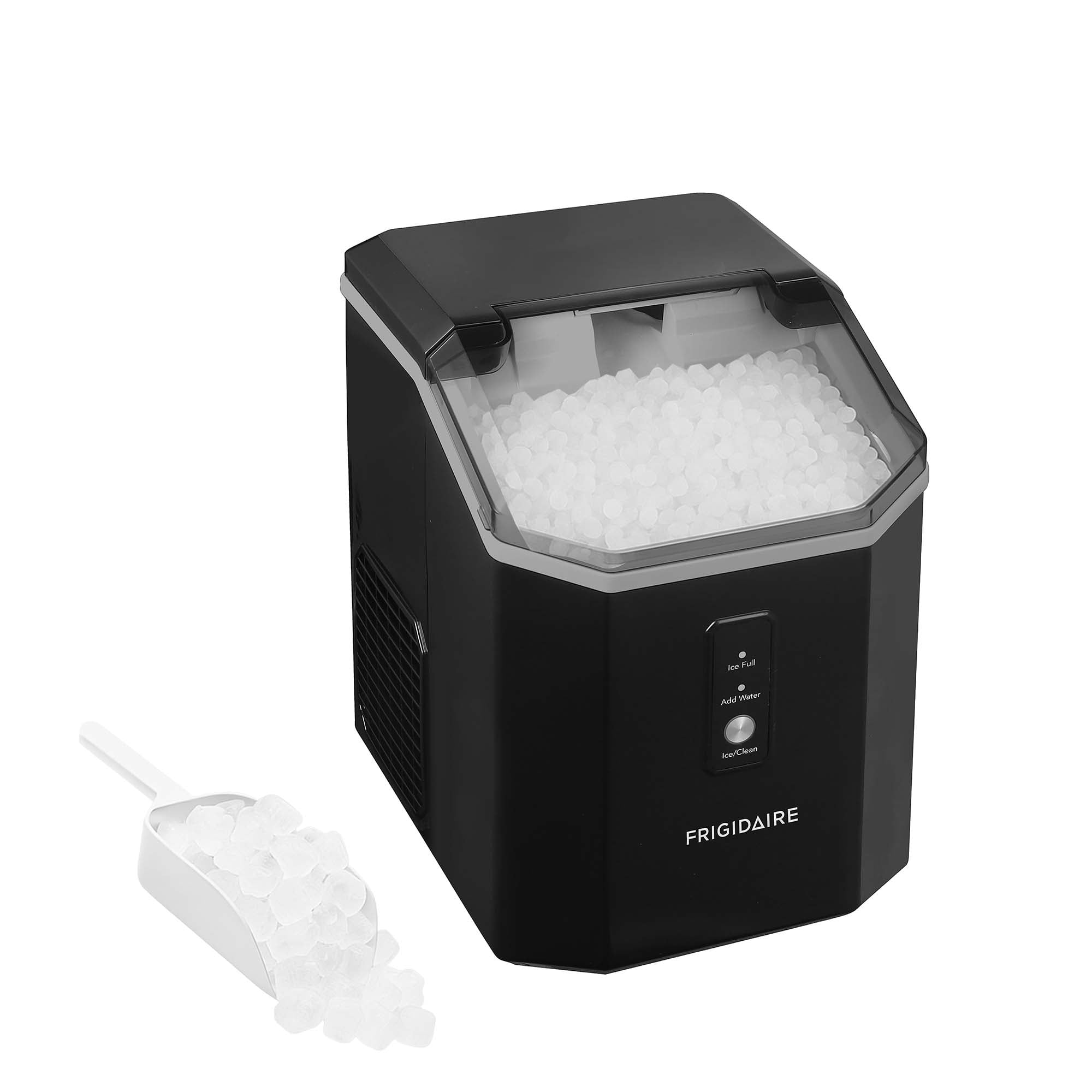 Frigidaire 33 lbs. Nugget Ice Maker,  Self-Cleaning Countertop Ice Machine with Digital Controls, Black