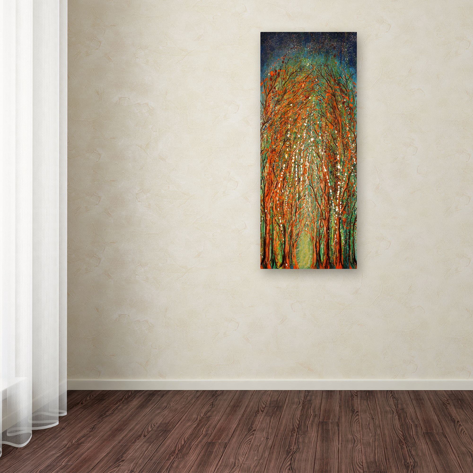 Trademark Fine Art 'The Wildwood Forest' Canvas Art by Michelle Faber