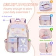thumbnail image 4 of SANMADROLA Backpacks Bunny School Backpack Cute Backpack Laptop Bag School Bookbag, Pink, 4 of 8