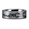 thumbnail image 2 of Silver Tungsten Horse on Fire Ring, 2 of 3