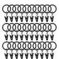 thumbnail image 1 of Curtain Rings With Clips 30 Pcs, 1 of 1