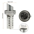 thumbnail image 2 of Hexagonal Motorcycle Exhaust Muffler Pipe for 50mm ID, 2 of 6