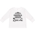 thumbnail image 3 of Inktastic Grandma Grandpa Love Me Arrow Boys or Girls Long Sleeve Toddler T-Shirt, 3 of 5