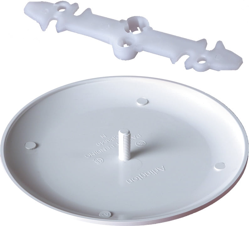 Arlington Ceiling Cover Plate Fits 3 1 2 And 4 In White