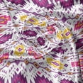 thumbnail image 5 of Ambesonne Guatemalan Valance Pack of 2, Tribal Ornament Vintage, 54"X18", Purple Yellow White, 5 of 5