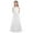 Ivory, variant on Alvivi Kids Flower Girls Long Wedding Bridesmaid Dress Juniors Chiffon Pageant Party Evening Prom Gowns Ivory 6