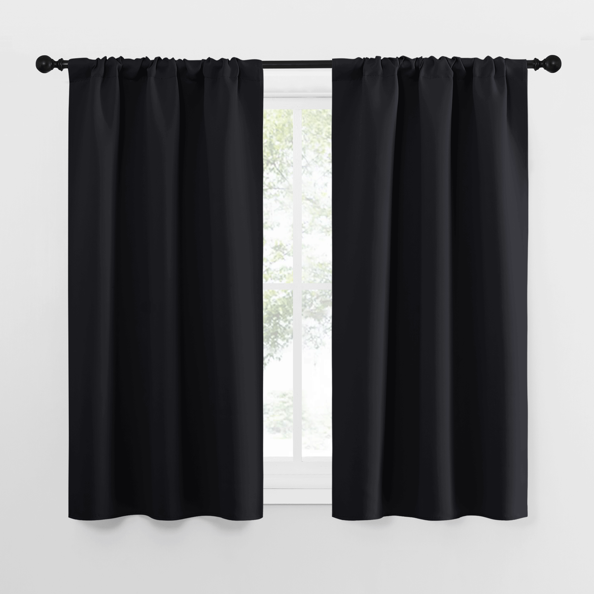 Nicetown Blackout Curtains Thermal Insulated Rod Pocket, 34x54 In photo 7