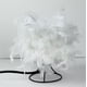 thumbnail image 2 of CM-TOP | Lámpara De Mesa | Lámpara De Plumas | Color Blanco | Lámpara De Noche | Luces LED | alimentadas por USB para decoración del hogar (Blanco | 13 * 22CM), 2 of 3