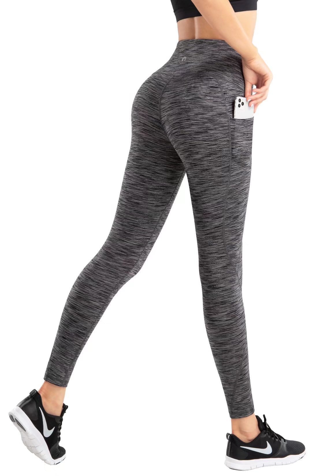 LifeSky Yoga Pants for Women, High Waisted Tummy Control Workout Leggings  with Pockets, 4 Way Stretching 