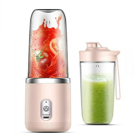 

Portable Juicer 400Ml Electric Fruit Juicer USB Charging Lemon Orange Fruit Juicing Cup Smoothie Pink B