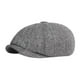 thumbnail image 4 of Sombrero de niño Salvador gorra plana a cuadros Gris claro, 4 of 9