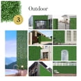 thumbnail image 5 of UltraHedge Small Boxwood Artificial Hedge 20" x 20" Panel, Small Leaf, Light Green 12 Pack, 5 of 7
