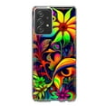 thumbnail image 1 of MUNDAZE Samsung Galaxy A33 Shockproof Clear Hybrid Protective Phone Case Neon Rainbow Psychedelic Trippy Hippie Daisy Flowers, 1 of 5