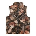 thumbnail image 4 of Garronmavis Hunting Forests Kids Zip Up Vest 2T Stylish Boys Zippered Vests Stand Collar Warm Lightweight Winter Coat with Pocket Wind Proof Fall Winter Warm Sleeveless Outerwear, 4 of 7