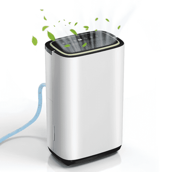 UrbanSync Compressor Dehumidifier with Drain Hose for Basement, Bedroom, Office