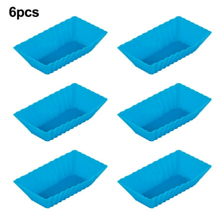 

6 x Cup Cake Silicone Baking Mould Cupcake Case DIY Bake Mold Muffin