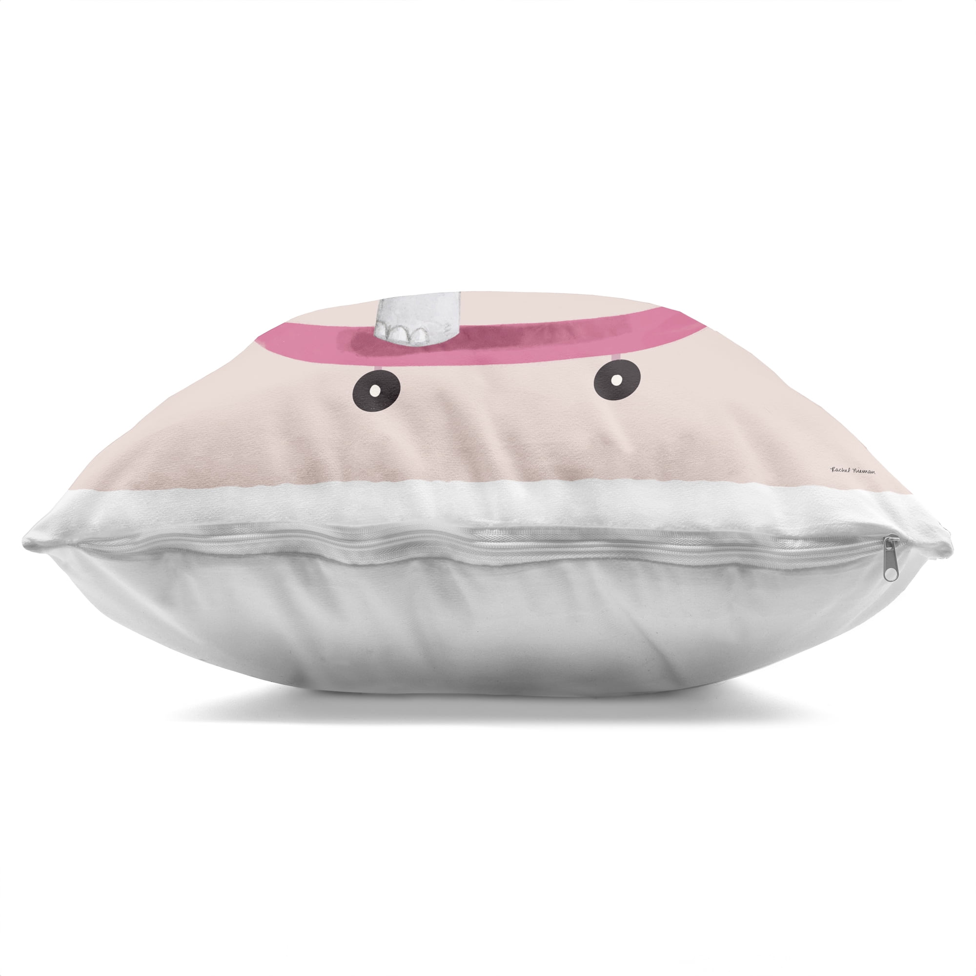 Stupell Industries Skateboarding Elephant with Flowers Decorative Printed Throw Pillow, design by Rachel Nieman