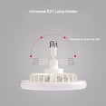 thumbnail image 4 of Small Ceiling Fan, 85-265V Stepless Dimming Timing Function High Efficiency Lamp Holder Fan  for Room Closet Garage, 4 of 7