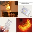 thumbnail image 4 of LED Photo String Lights, Plastic Clothespins For Photos, Decorative Mini Clear Clips, Battery Operated With Warm White Light For Holiday Cards (20 Leds), 4 of 5