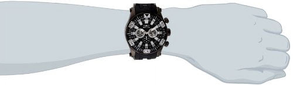 Invicta Men's -14561 Sea Spider Chronograph Black Dial Black Polyurethane Watch
