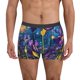thumbnail image 1 of Balery Cosmic Purple Irises Calzoncillos bóxer para hombre, ropa interior de algodón suave y transpirable con cinturilla de nailon-Medium, 1 of 5