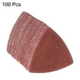 thumbnail image 3 of Uxcell 100 Packs 80 Grits 80mm Aluminum Oxide Triangular Hook & Loop Sandpapers Sanding Pads, 3 of 6