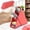Red, variant on FEOLGEHLY Special Pencil Cases, Large Capacity Silicone Double Purpose Pen Pouch, Stationary Organizer, Portable Durable for Office Travel Holds Pens Erasers Components Small Items (Purple)