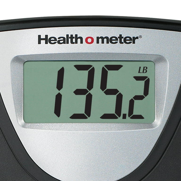 Health O Meter Scale  Weight Tracking Digital Bathroom Scale, Black 