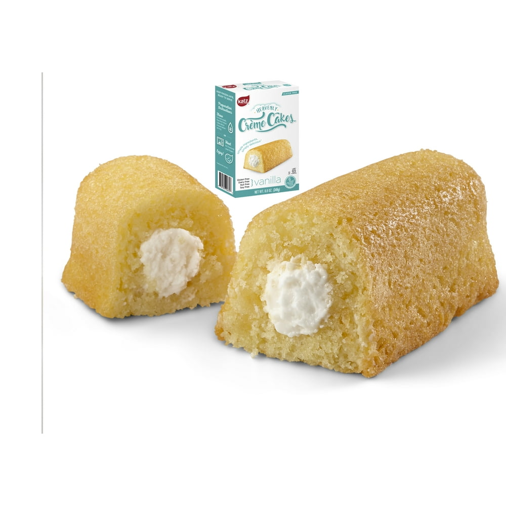 Healthier Made Vanilla Creme Cakes (1 Pack of 6 Creme Cakes Gluten Free