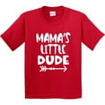 thumbnail image 3 of Inktastic Mama's Little Dude with Arrow Youth T-Shirt, 3 of 5