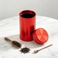 thumbnail image 3 of Clearance Under $4, 1 Pack Airtight Tea Canister, Large Travel Tea Tin, Portable Aluminum Storage Jar, Metal Container for Loose Leaf Tea Coffee and Spices, 220ML(Red), 3 of 4
