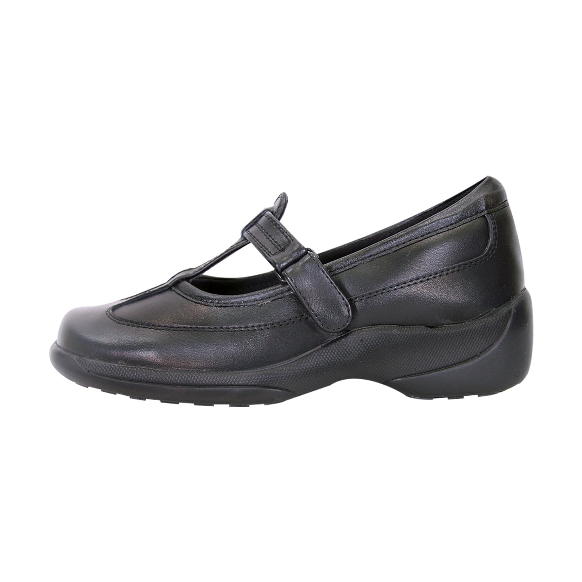 24 HOUR COMFORT Renee Wide Width Comfort Shoe For Work and Casual Attire BLACK 6.5