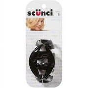 Scunci: Black W/Diamonds Jaw Clip, 1 ct