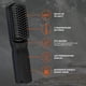 thumbnail image 2 of Wild Willies Alisador de barba para hombres – Cepillo de barba calentado 2 en 1 con 3 ajustes de temperatura – Peine calentado iónico para cabello facial sedoso y brillante Plancha de barba portátil p, 2 of 7