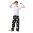 thumbnail image 3 of Colorful Birds Pattern Pajama Pants Soft Lightweight Lounge Pants Bottoms Sleep Pants Warm Comfy, 3 of 9