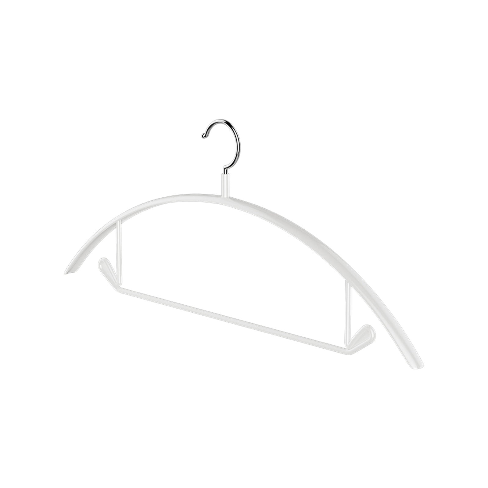 Tyidzon Clothes Hangers 10 Pack, Non Slip Metal Sweater Clothes Hangers No Shoulder Bump 16 Inch Heavy Duty Durable Coat Hanger for Closet, Suit, Dress, Jacket, Pant, Shirt