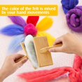 thumbnail image 5 of 2 Pcs Wool Carders,Hand Carders for Wool,Craft Wool Needle Felting Tools with Solid Wood Handle,Slicker Brush for Dogs,Carding Brushes for Needle Felt, 5 of 5