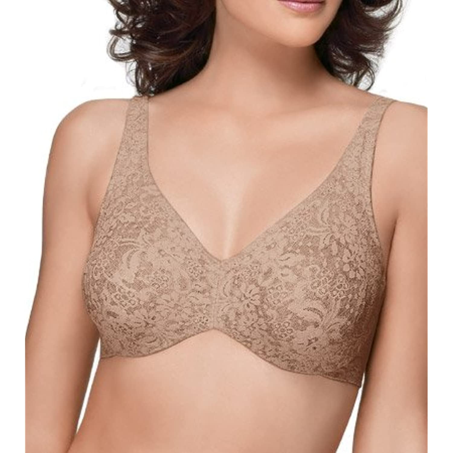 Wacoal, Intimates & Sleepwear, Wacoal Bra Womens Size 32dd Nude Beige  Lace Finesse Underwire Tshirt 8532