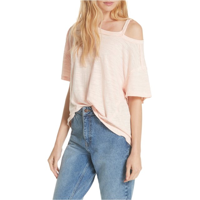Camiseta básica Free People Alex Mujer Rosa Grande