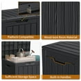 thumbnail image 5 of 28 Gallon Resin Deck Box, Lockable Patio Outdoor Storage Box for Furniture, Garden Tools and Tools Storage, Waterproof Outside Storage Boxes, 5 of 7