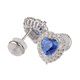 thumbnail image 3 of Set de Joyería para Mujer Plata .925 con Zirconia Cúbica,  LuckyLy Juego de Collar y Aretes de Corazón Brillante – Regalos para Mujer San Valentín y Regalos para Mamá Navidad, Modelo Zaria azul, 3 of 6