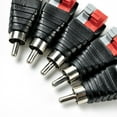 thumbnail image 3 of Safini Speaker Wire A/V Cable to Audio Male RCA Cable Connector, 2 Pieces, 12 Counts, 3 of 6