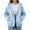 Light Blue #011, variant on Mohiass Women Casual Zip Up Fleece Hoodies Relaxed Fit Oversized Sweatshirt with Hood Lightweight Fall Jackets for Women 2025 Camel L