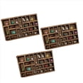 thumbnail image 1 of 3X 1:12 Estante de Baratija en Miniatura Estante de Cristal en Miniatura Casa de MuñEcas DecoracióN en Miniatura Bandeja de Impresoras Miniatura, 1 of 6