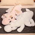 thumbnail image 1 of Juguete de Peluche de dragón suave para niños, Animal de Peluche, alas voladoras grandes, almohada de tiro de dinosaurio, muñeca de decoración del hogar, regalo de cumpleaños, 1 of 4