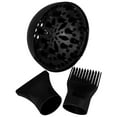 thumbnail image 3 of SHISUYAN 1 Set of Hair Dryer Nozzle Set Universal Dryer Diffuser Hair Dryer Concentrator Nozzle Comb Attachment Multi Hair Styling Tool for Home and Travel Hair Blow Dryer Accessories, 3 of 8