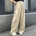 thumbnail image 6 of BLVB Girls Wide Leg Pants Lightweight Casual Elastic High Waist Summer Flowy Palazzo Pants Loose Trousers 5-16 Years, 6 of 6
