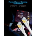 thumbnail image 4 of Cable Ethernet DDMALL CAT 8 de 6 pies (paquete de 2), 40 Gbps, 2000 MHz, blanco, 4 of 9