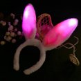 thumbnail image 4 of EeaseMX Diadema con orejas de conejo para disfraz de fiesta (color aleatorio), 4 of 7