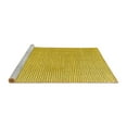 thumbnail image 2 of Ahgly Company Machine Washable Indoor Rectangle Solid Yellow Modern Area Rugs, 7' x 10', 2 of 4